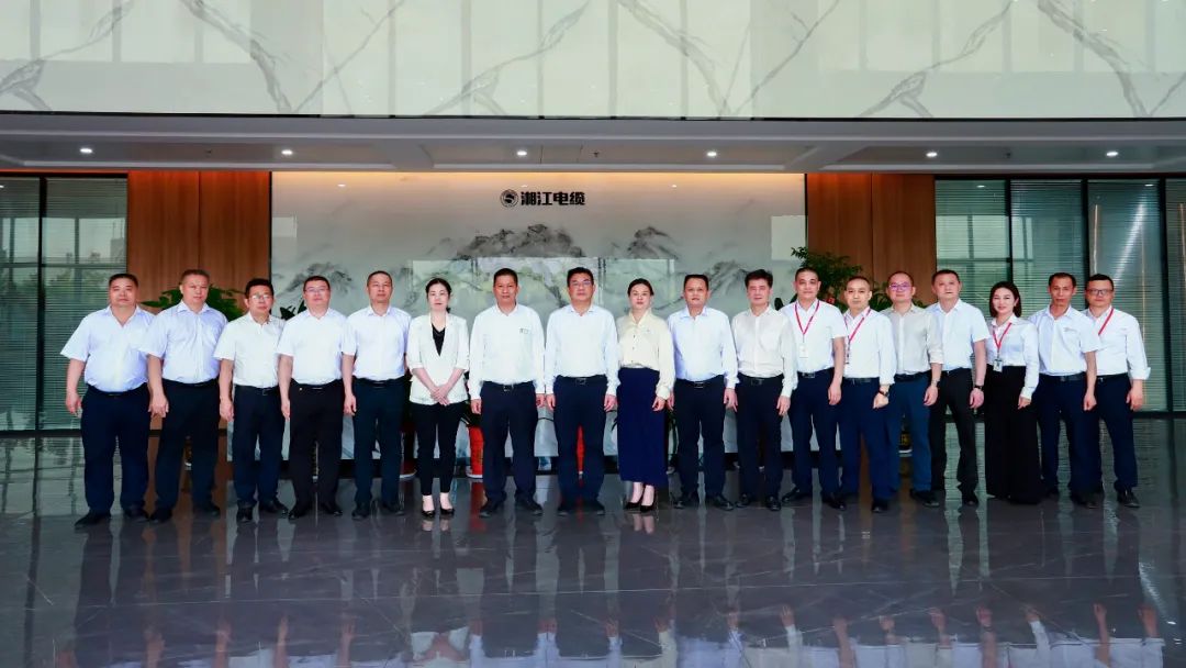 揭陽市委常委，揭西縣委書記劉端雄等領導一行參觀考察湘江電纜