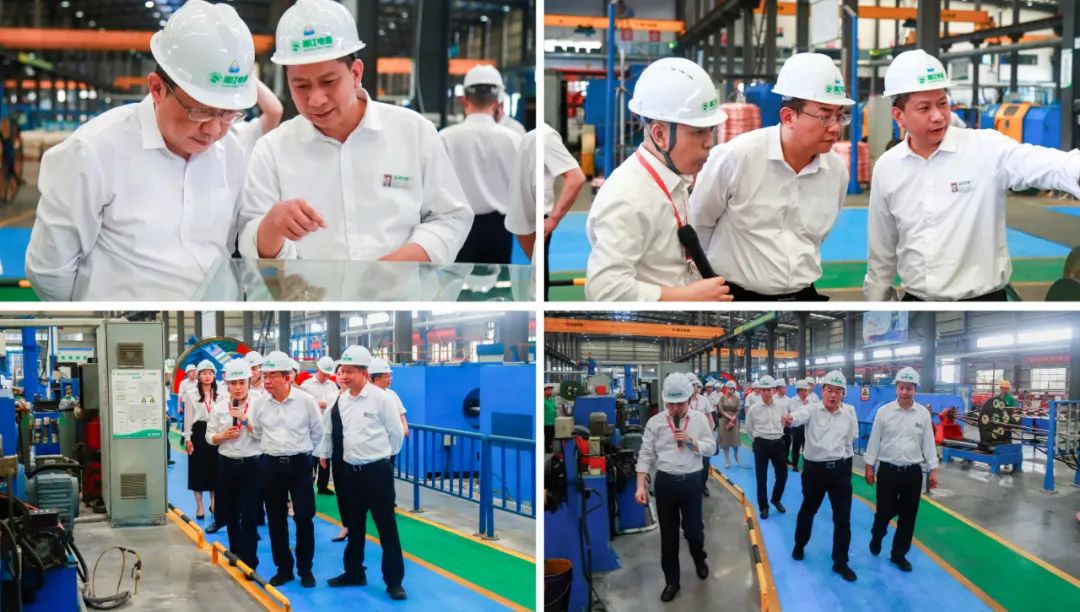 揭陽市委常委，揭西縣委書記劉端雄等領導一行參觀考察湘江電纜